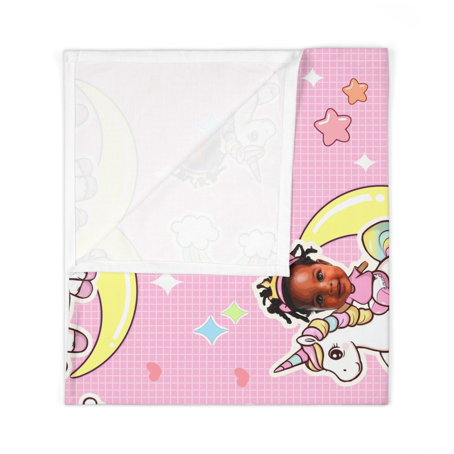 Adorable Unicorn Baby Swaddle Blanket