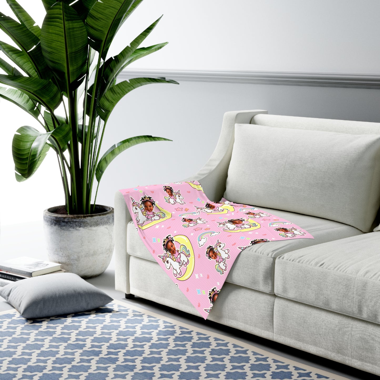 Adorable Unicorn Baby Swaddle Blanket