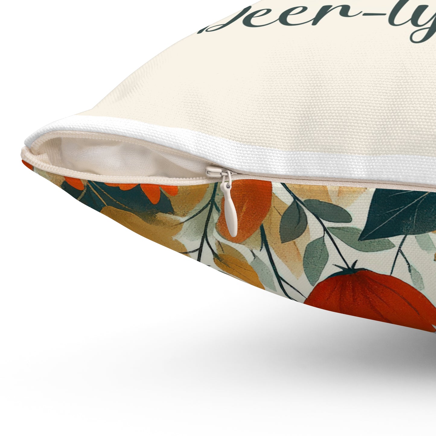 Deer-ly Loved Square Pillow