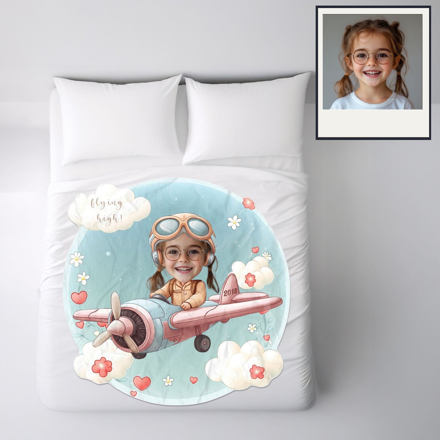 "Flying high" Funform Blanket