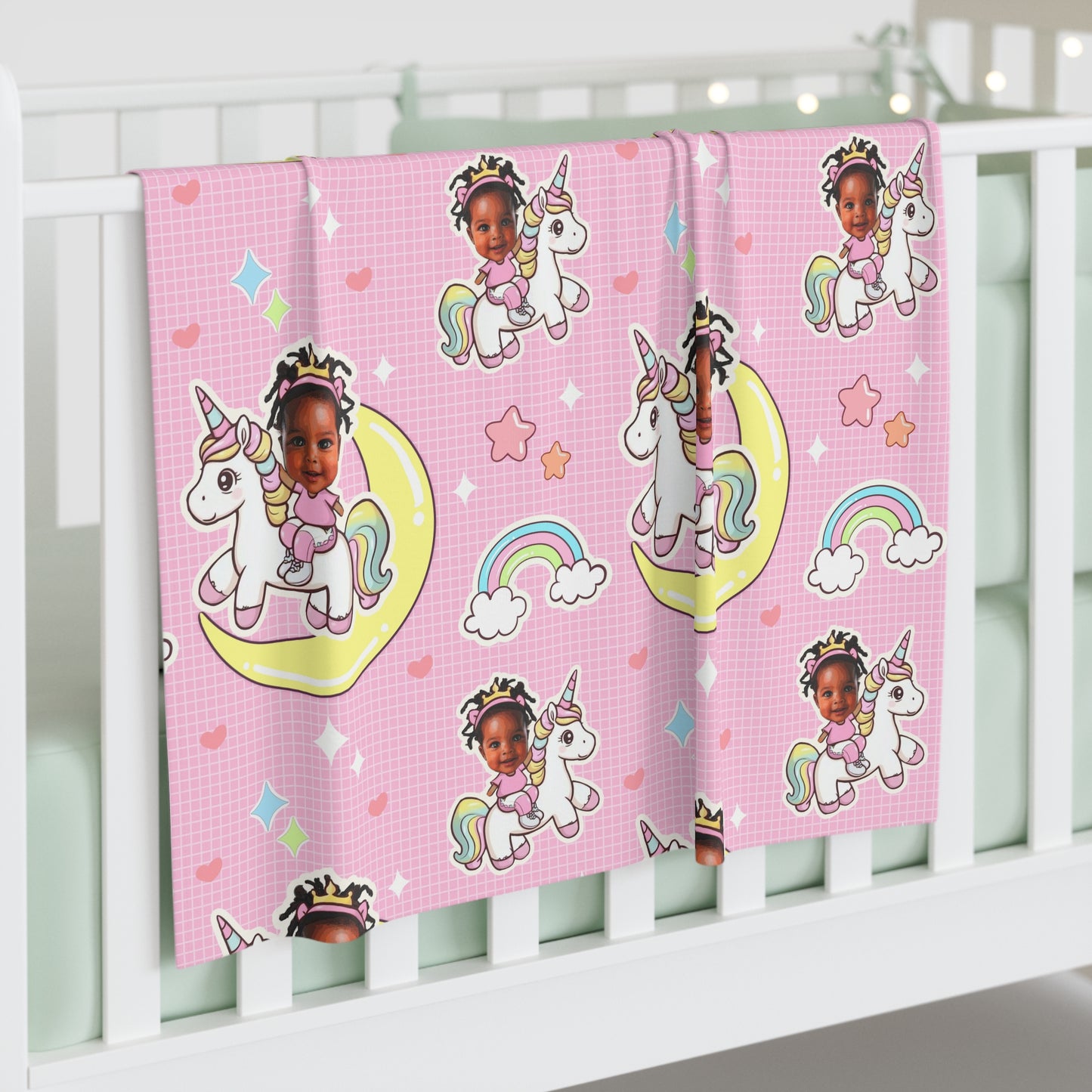 Adorable Unicorn Baby Swaddle Blanket