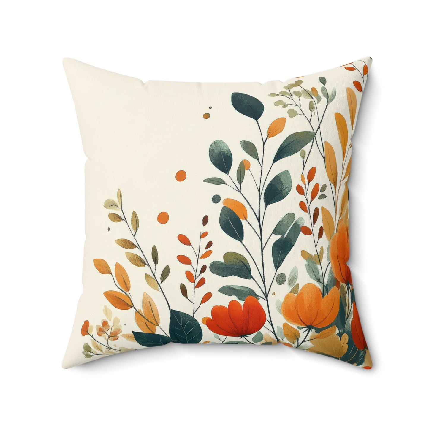 Deer-ly Loved Square Pillow