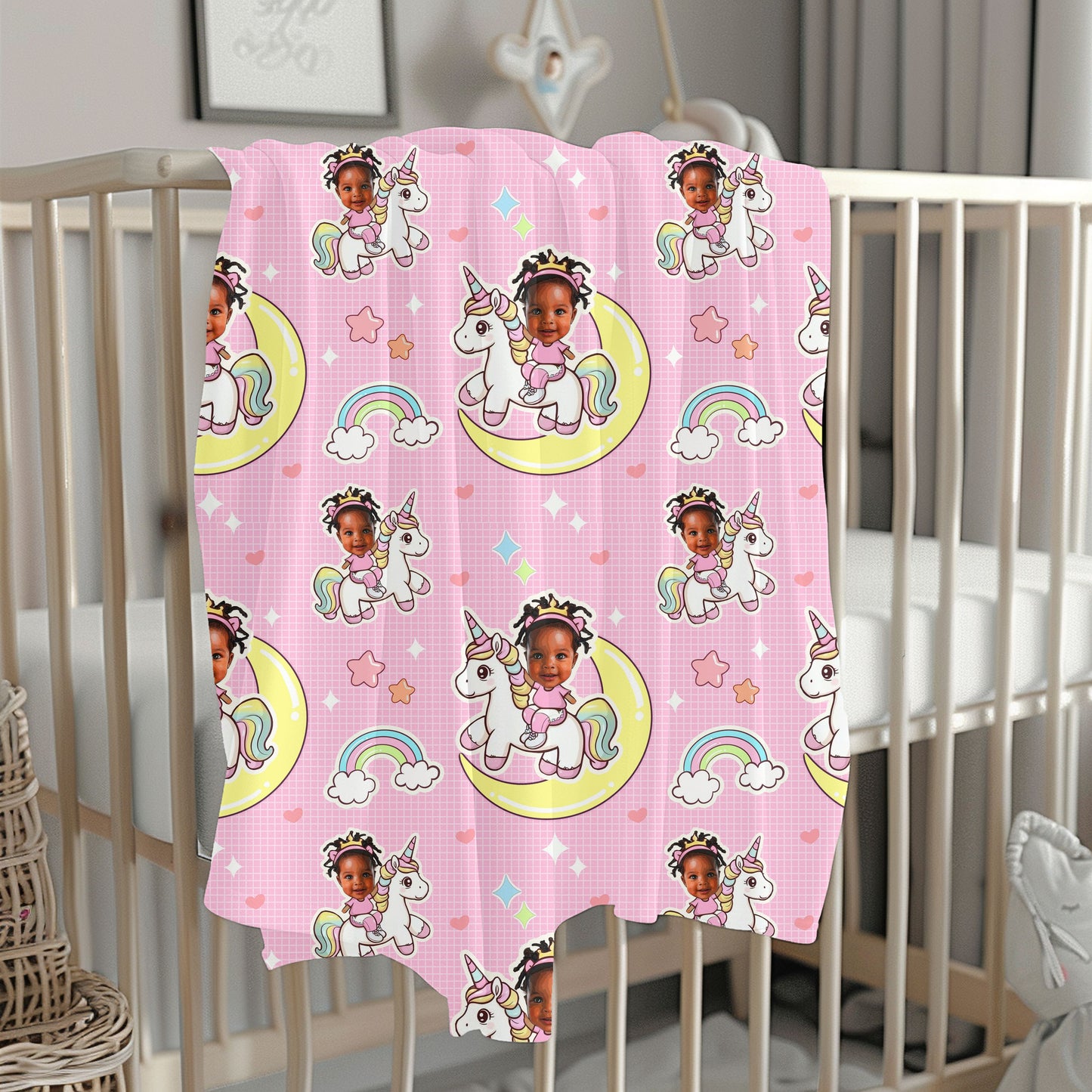 Adorable Unicorn Baby Swaddle Blanket