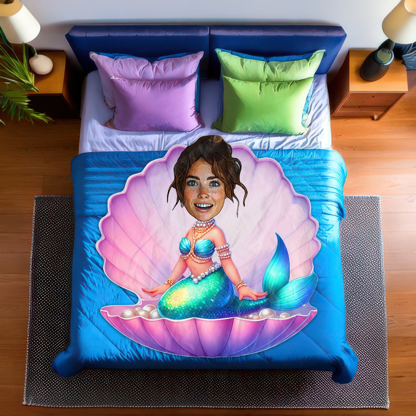 Seashell Mermaid - Funform Blanket