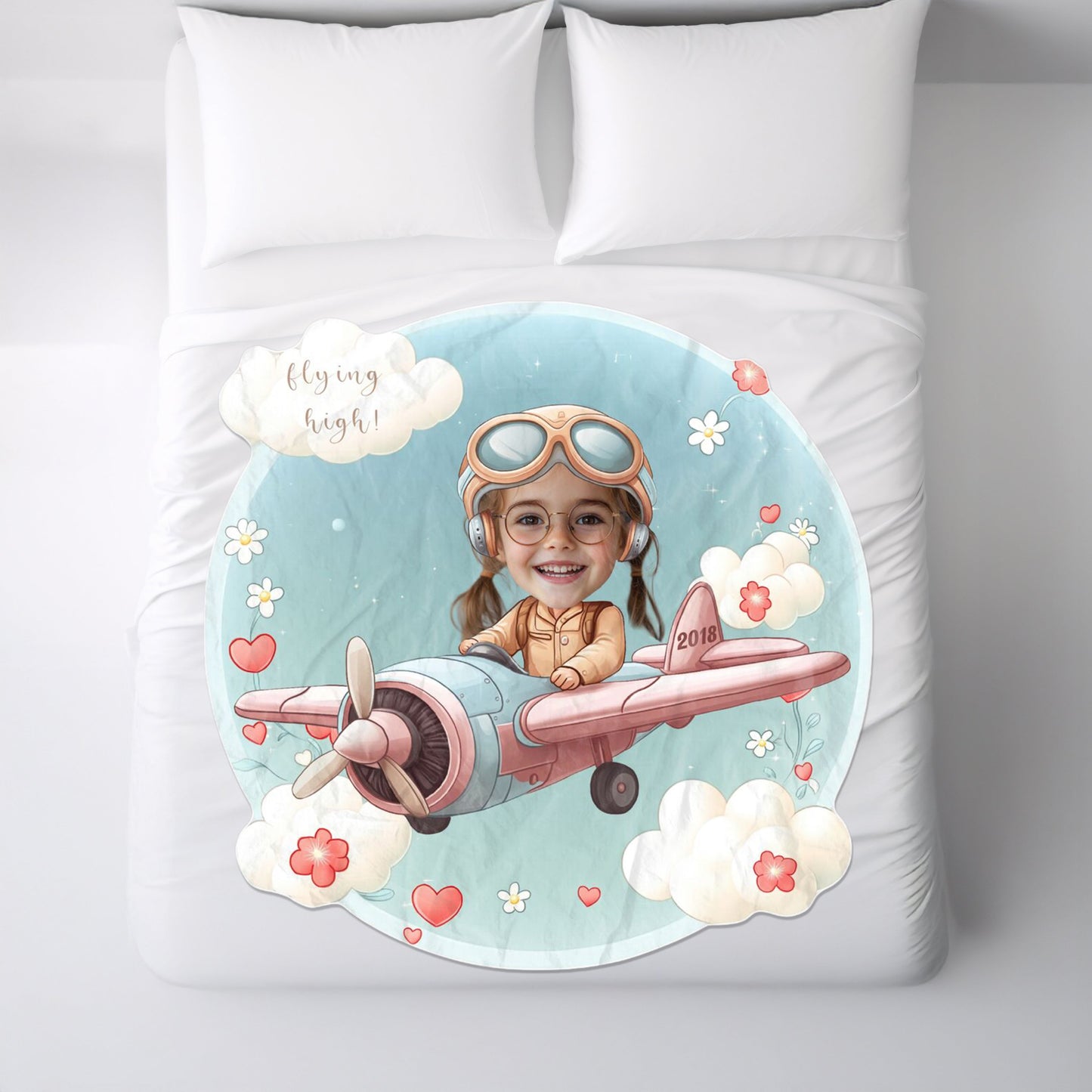 "Flying high" Funform Blanket