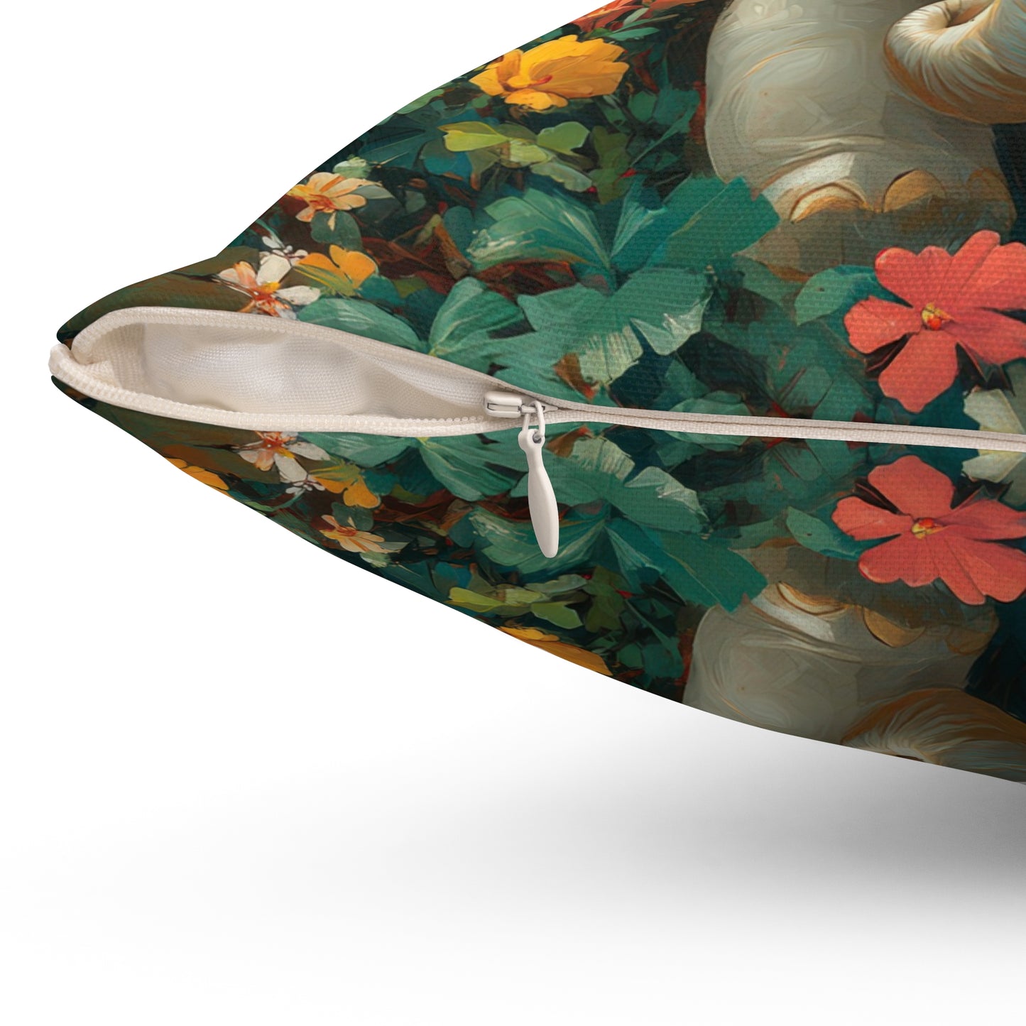 Elephant Ride Square Pillow