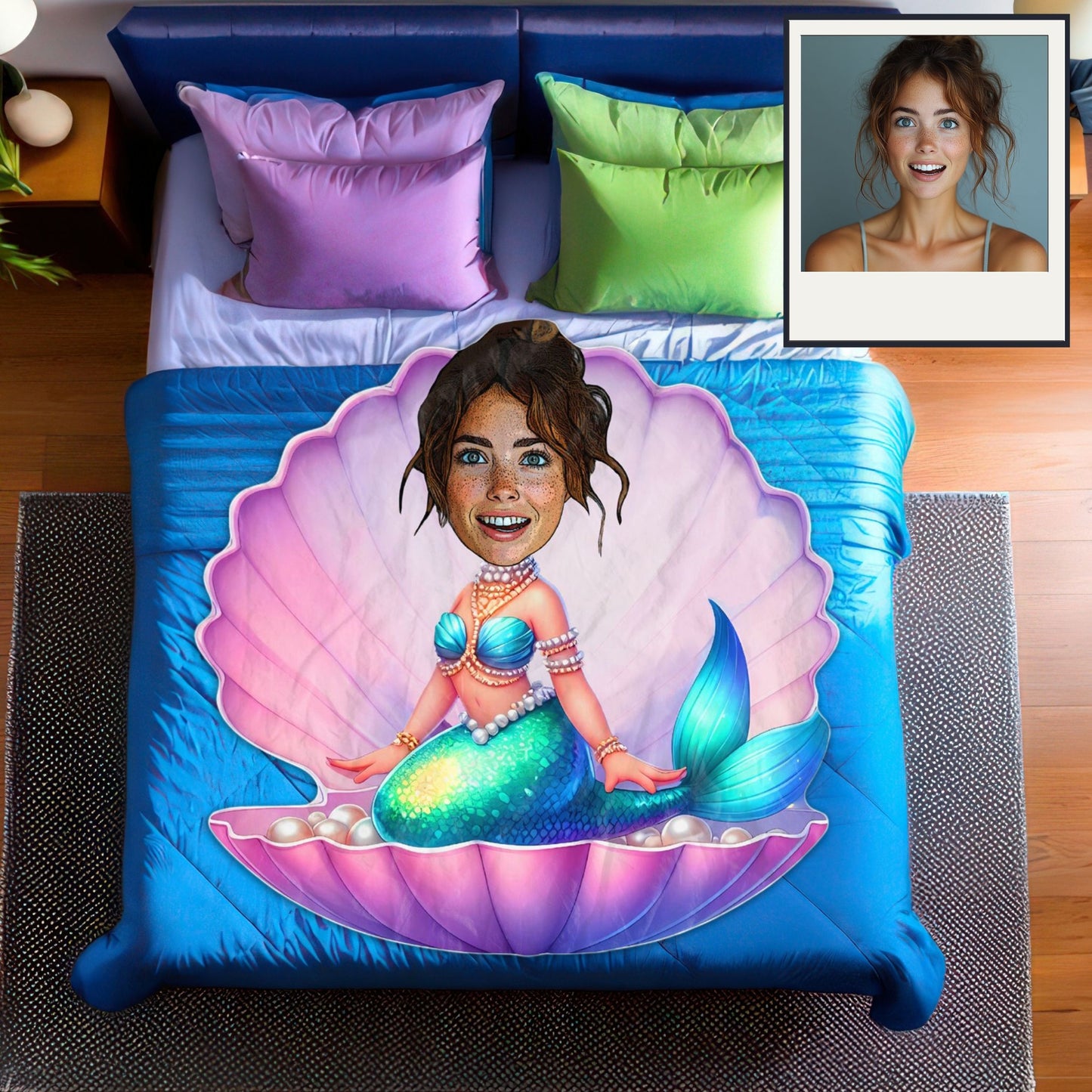 Seashell Mermaid - Funform Blanket