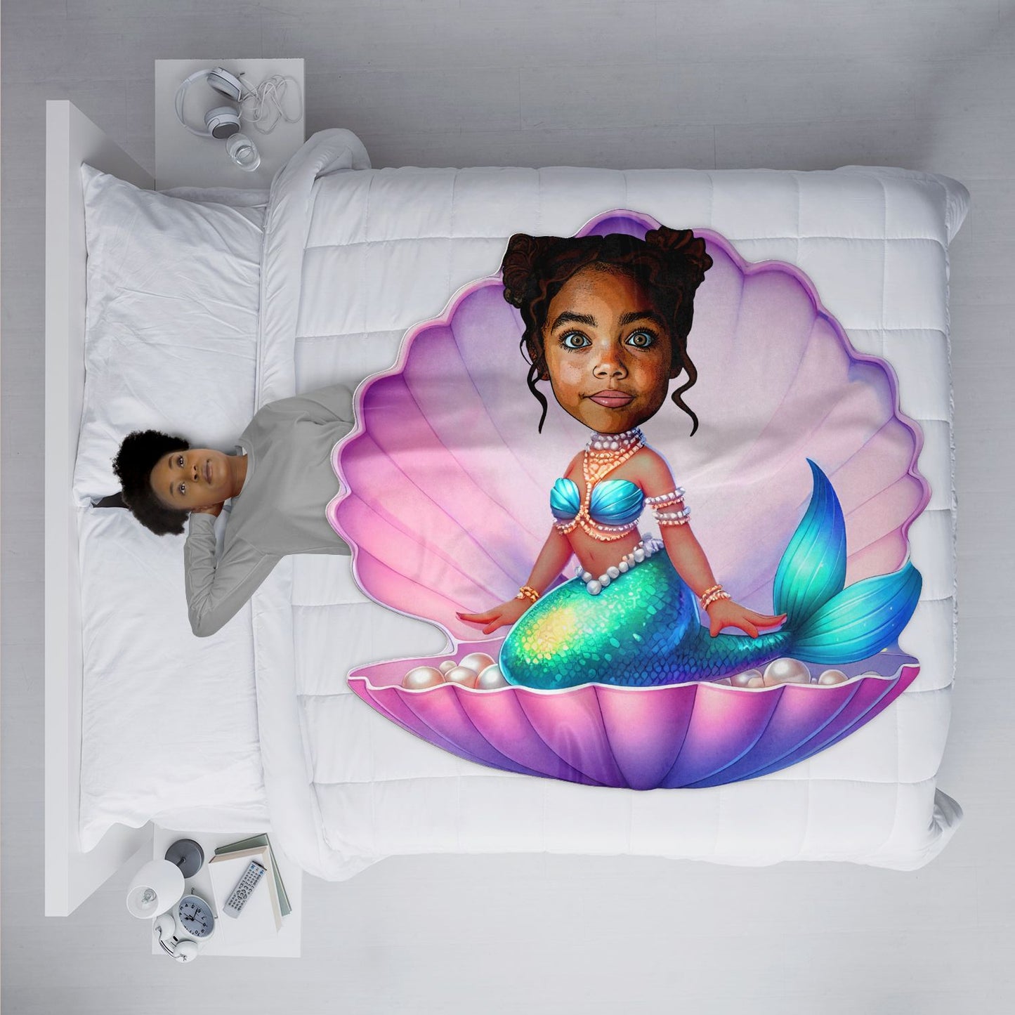 Seashell Mermaid - Funform Blanket