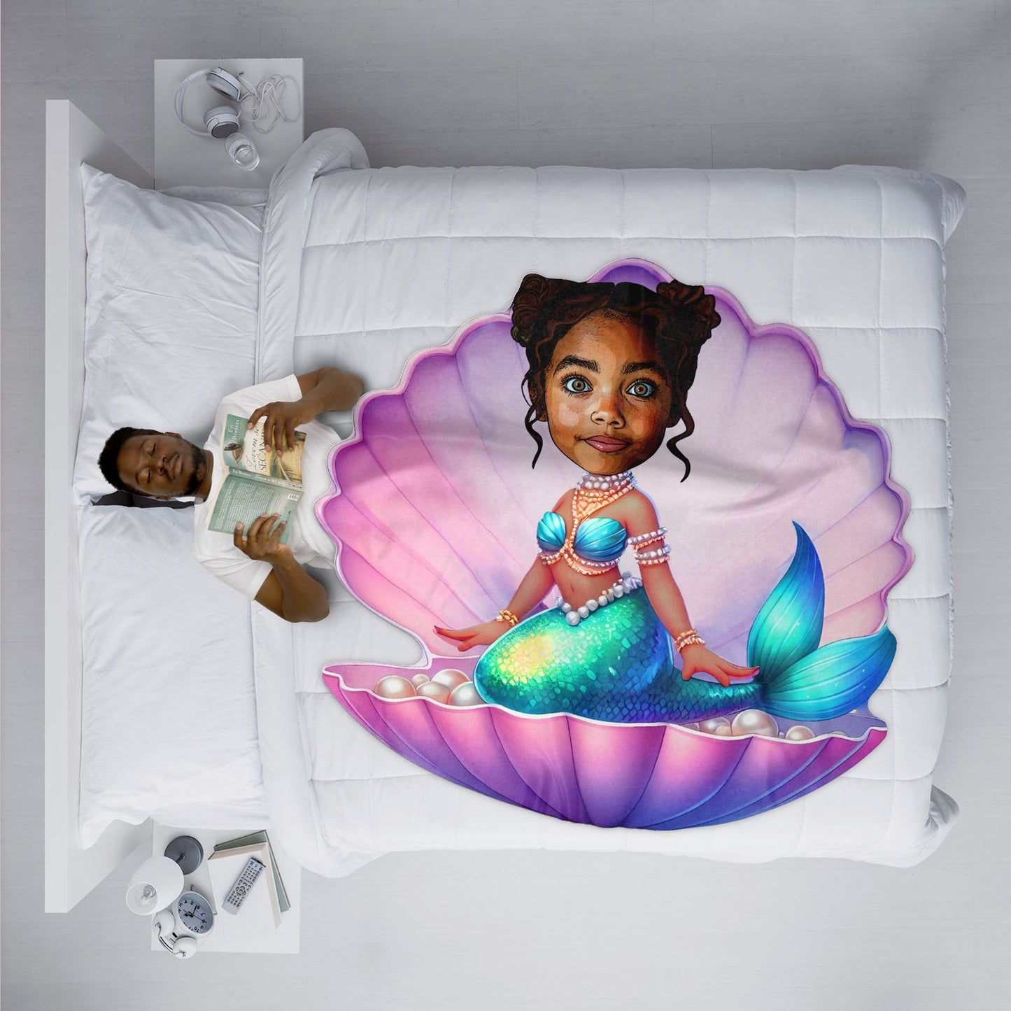 Seashell Mermaid - Funform Blanket